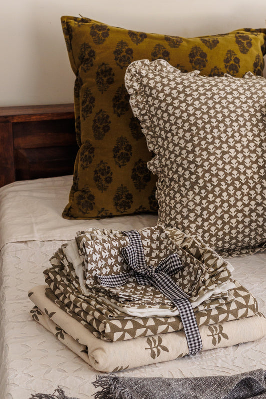 Block Print Textiles and Cushions