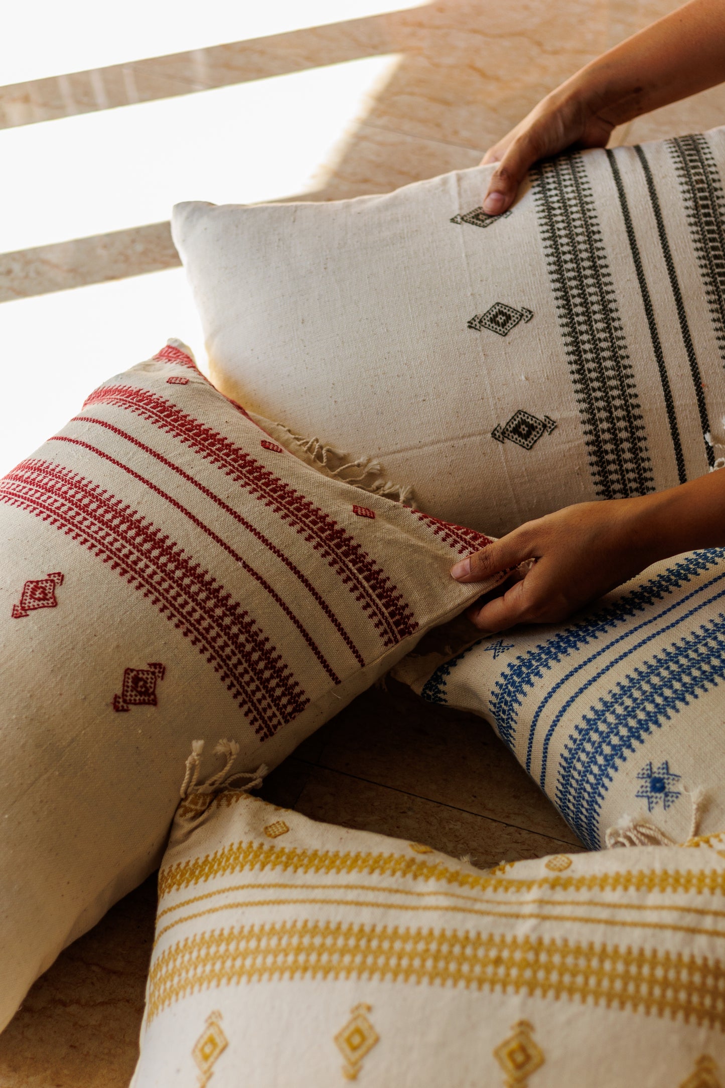 Handwoven Kala Cotton Cushion overs