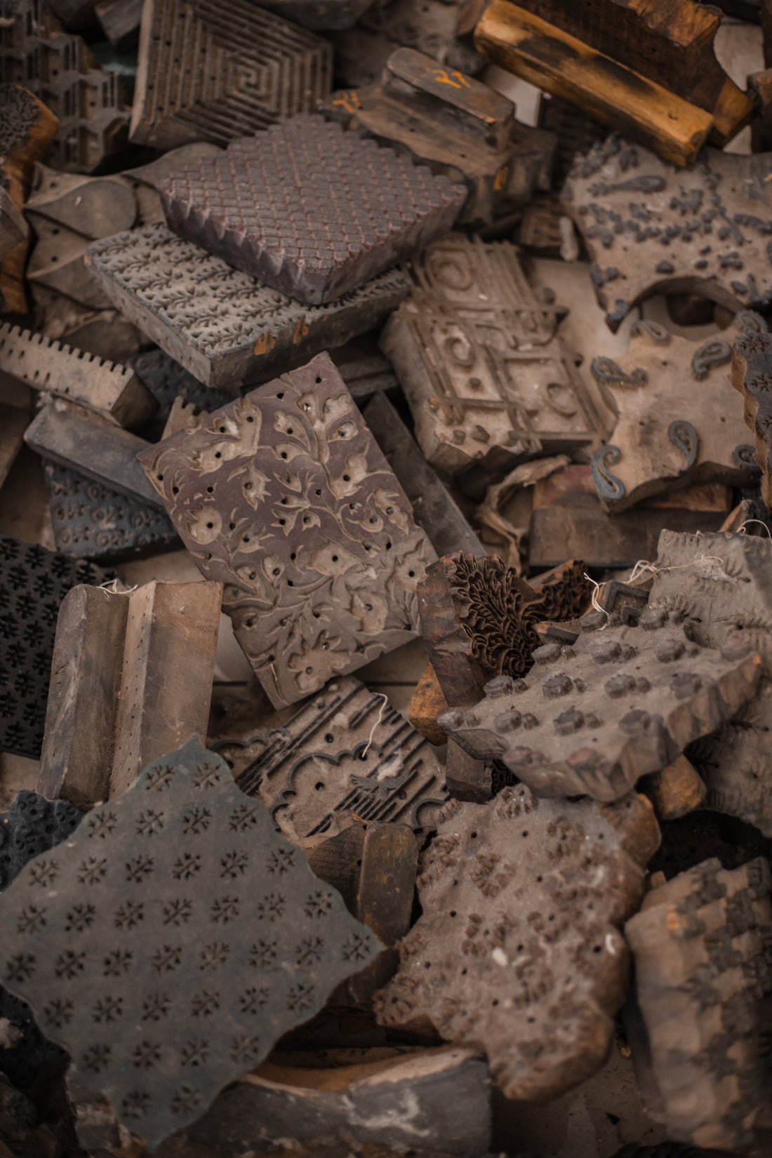 Carved Wooden Blocks for Printing