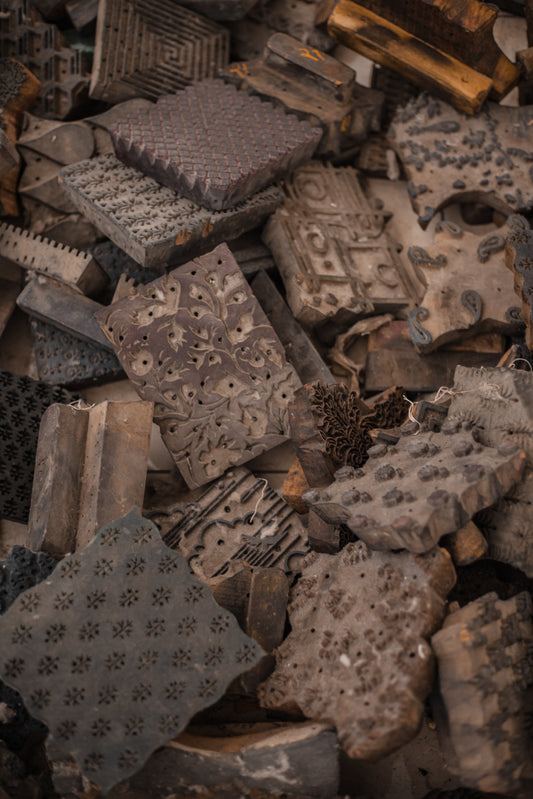 Carved Wooden Blocks for Printing