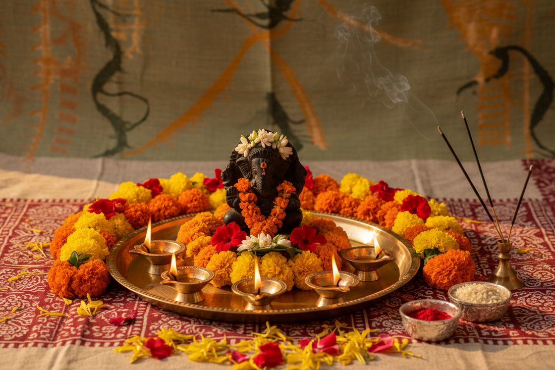 Ganesh Chaturthi Pooja decor