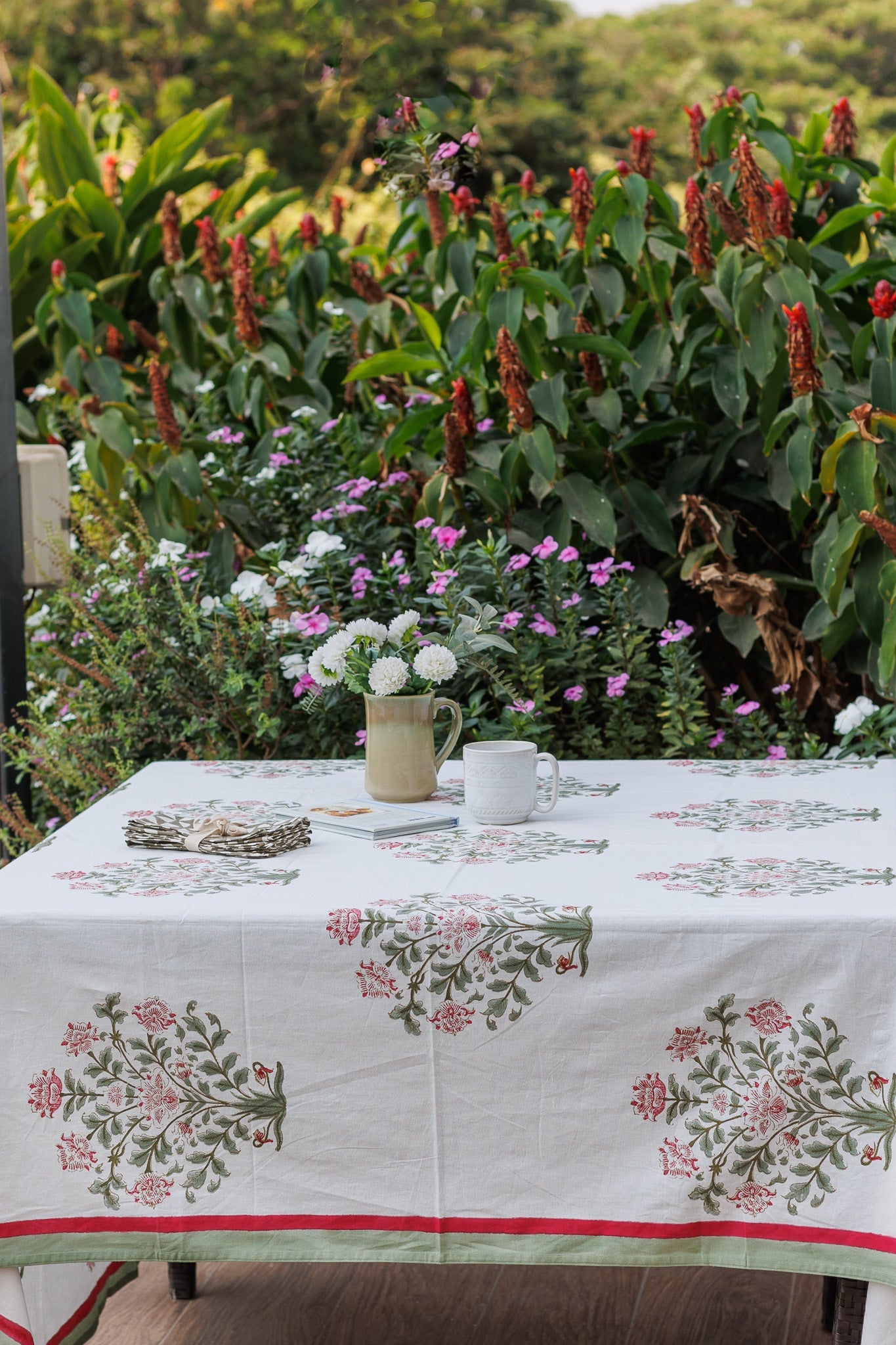 Block Print Table Cover