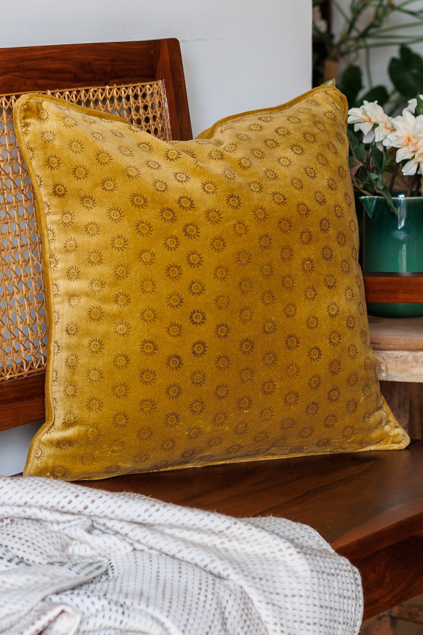 The Tuscan Sun Velvet Cushion Cover